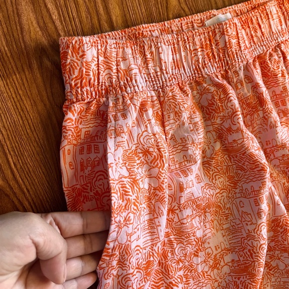 Cynthia Rowley New York Women’s 100% Line Pants Size Large Coral - Picture 6 of 9